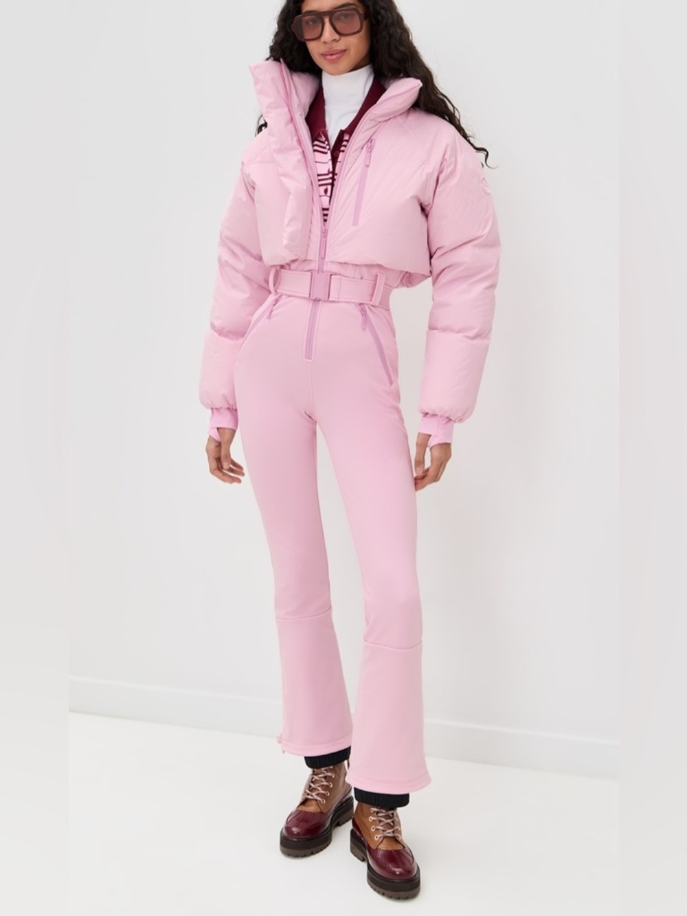 NWT Cordova Myoko Down Ski Suit in Peony Pink - Picture 3 of 16